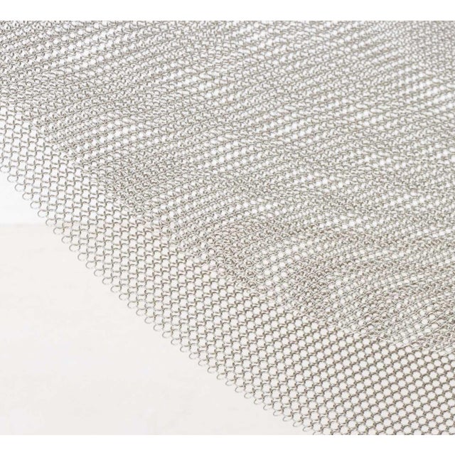 Early 21st Century Objekto Paulistano Mesh Stainless Steel Armchair For Sale - Image 5 of 8