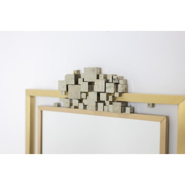 Boizot Model Mirror in Brass For Sale - Image 3 of 9