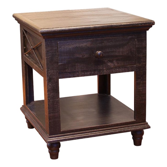 Discontinued Greenview Charcoal End Table For Sale