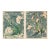 Vintage Abstract Floral Art Diptych by Zolo Palugyay, Spring Flowers and Flowers – Each Print: 8" X 10" For Sale