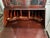 Brown Mahogany Secretary, Serpentine Front, Maddox Reproductions Jamestown Ny 1950s For Sale - Image 8 of 12