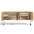 Milo Baughman for Thayer Coggin Mid Century Burlwood and Chrome Credenza For Sale In Chicago - Image 6 of 11