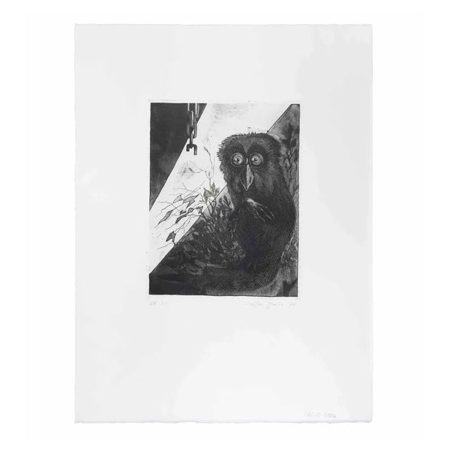 Leo Guida, Lemur, 1972, Etching For Sale