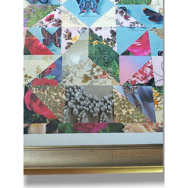 Abstract Nature themed Paper Collage on Bristol Board. Tones and images of Botanics, Mother Nature and Farm House Romance...