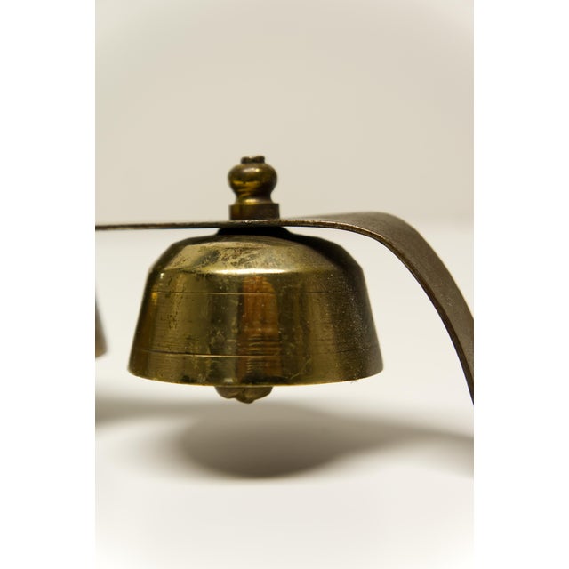 Metal Antique Brass Carriage Sleigh Bells For Sale - Image 7 of 7
