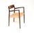 Mid-Century Modern Vintage Danish Model 57 Chair by Niels Moller, 1960 For Sale - Image 3 of 13