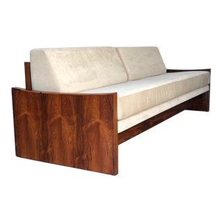 Vintage Rosewood Sofa Daybed by Milo Baughman 1970's For Sale