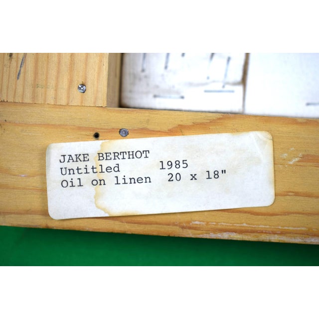 Art Sz: 20"H x 18"W Frame Sz: 23 1/2"H x 21 1/2"W Jake Berthot (1939–2014) was an American artist whose abstract paintings...