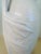 1930s McCoy Tall Sand Dollar Vase in White For Sale - Image 5 of 11