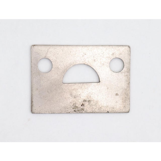 Vintage 9 In. Japanned Steel Surface Door Bolt For Sale - Image 6 of 7