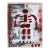 Red Dot Pulse - Original Pop Street Art Acrylic Painting on Newspaper by Gary John For Sale