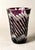 Lavender crystal vase 10\" 6.75 diameter. Please let us know if you need any additional information, photos or appraisal...