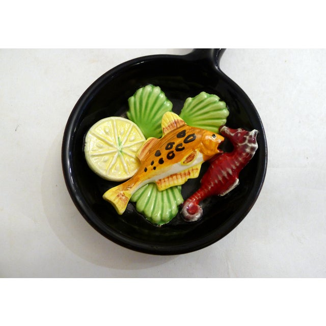 Small Wall Decoration in Vintage Vallauris Earthenware, 1960s For Sale - Image 3 of 8