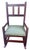 Antique Stickley Attributed Small Quarter Sawn Oak Rocking Chair with New Leather Seat Upholstery - circa 1905. Finely...