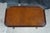 Wood 1940s Imperial Duncan Phyfe Regency Mahogany Tooled Leather Coffee Cocktail Table For Sale - Image 7 of 18