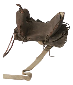 Old Western Leather Saddle Decorative Ranch Decor