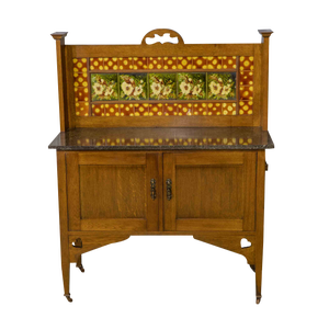 Art & Crafts Oak Washstand