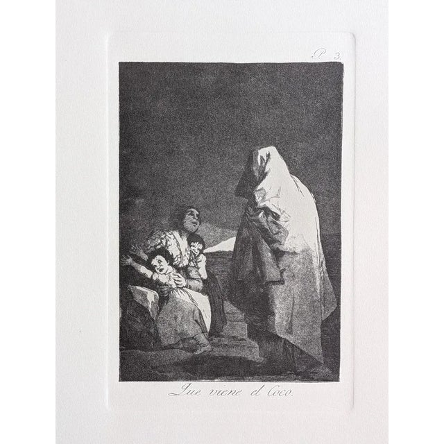 Francisco de Goya, Los Caprichos, Plate 3, Etching For Sale - Image 6 of 6