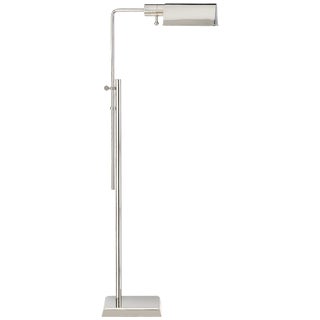 Thomas O'Brien for Visual Comfort Signature Pask Pharmacy Floor Lamp in Polished Nickel For Sale