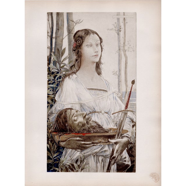 Luc-Olivier Merson, Salomé, 1898, Lithograph on Paper For Sale - Image 8 of 8