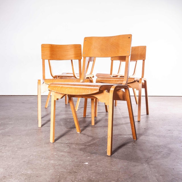 Stacking Dining Chair by Stafford for Tecta, 1950s For Sale - Image 3 of 11
