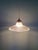 Art Deco Pendant Light in Clear Grooved Glass, 1930 For Sale - Image 9 of 10
