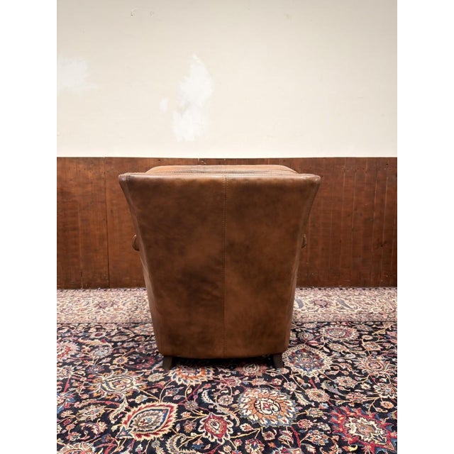 English Chesterfield Chairs, Set of 4 For Sale - Image 13 of 18