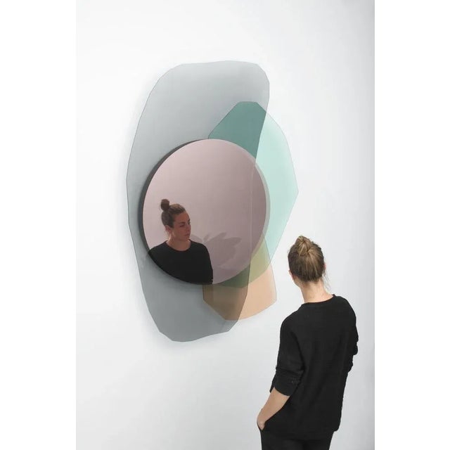 Glass Repeated Mirror I by OS and OOS For Sale - Image 4 of 13