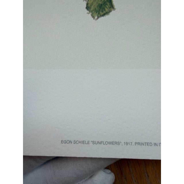 Early 21st Century Egon Schiele, Sunflowers, 1917, Print For Sale - Image 5 of 12