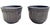 Mexican Vintage Mexican Blackwashed Terracotta Planters – Pair For Sale - Image 3 of 11