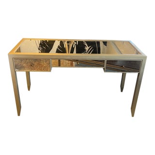 Made Goods Mirrored Desk For Sale
