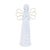 Contemporary Etched Angel Figurine (Set of 4) For Sale - Image 3 of 4
