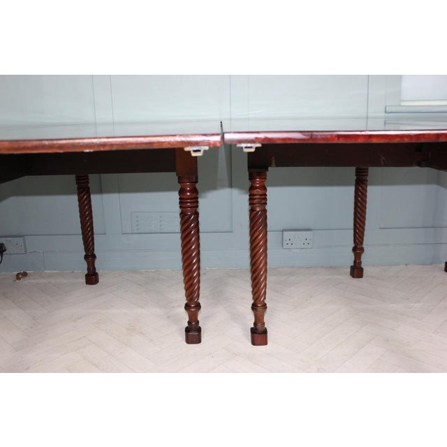 Antique Cuban Mahogany Dining Table For Sale - Image 4 of 18