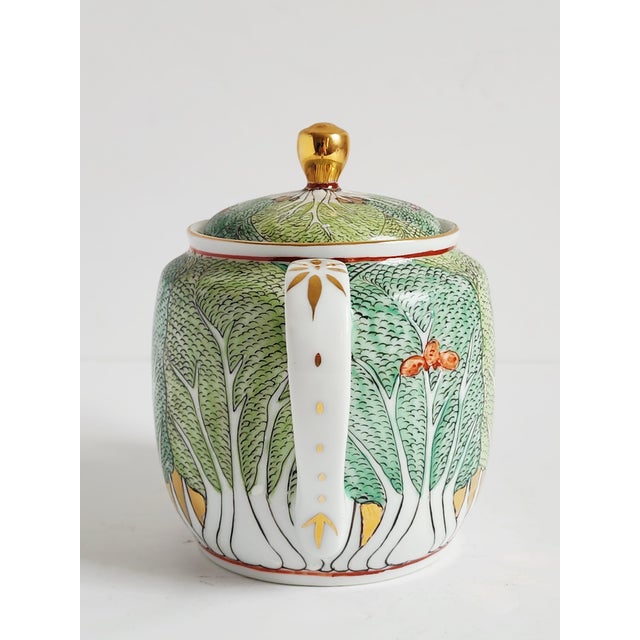 Mid 20th Century Chinoiserie Isco Japan Ware Porcelain Coffee Pot For Sale In New York - Image 6 of 12