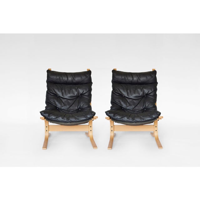 High Back Siesta Lounge Chair by Ingmar Relling for Westnofa, Set of 2 For Sale - Image 3 of 9