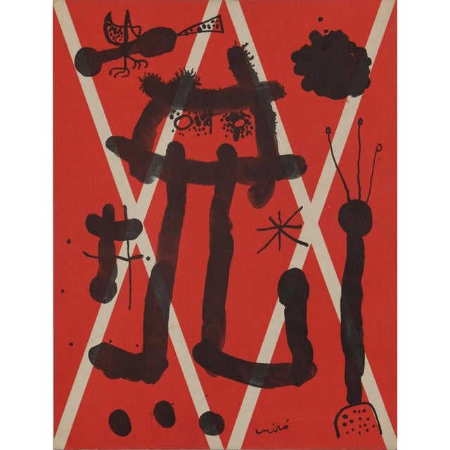 Joan Miro, The Surreal Peasant, Lithograph For Sale - Image 7 of 7