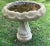 Mid 20th Century Vintage Concrete Birdbath For Sale - Image 5 of 10
