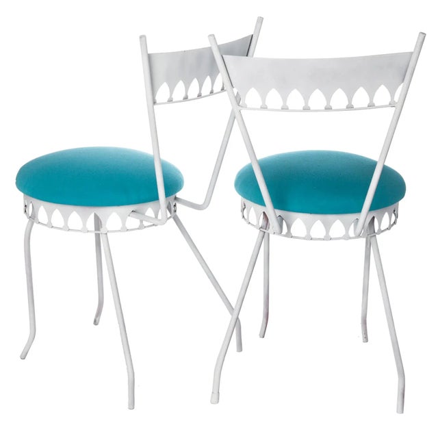 Diminutive Moorish Style Cafe Set, 3 Pc Set For Sale - Image 4 of 9