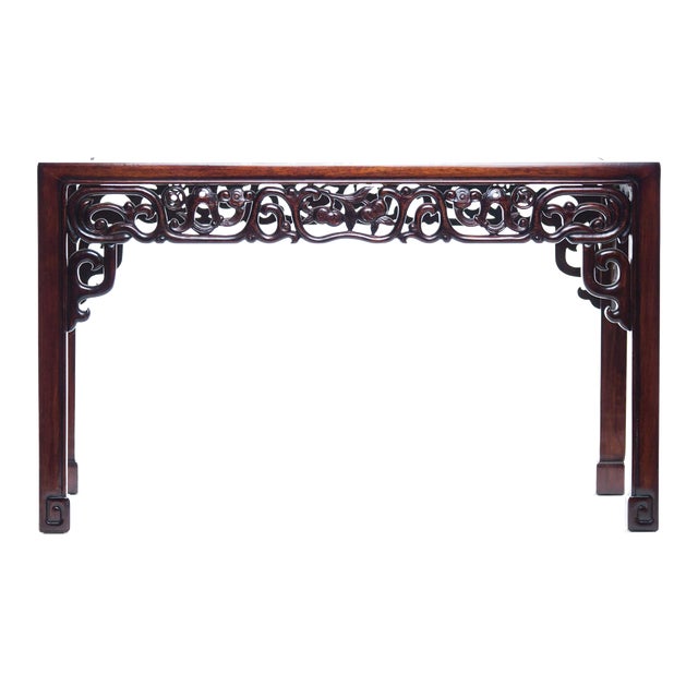 Lawrence & Scott HandCarved Mahogany Coffee Table Chairish
