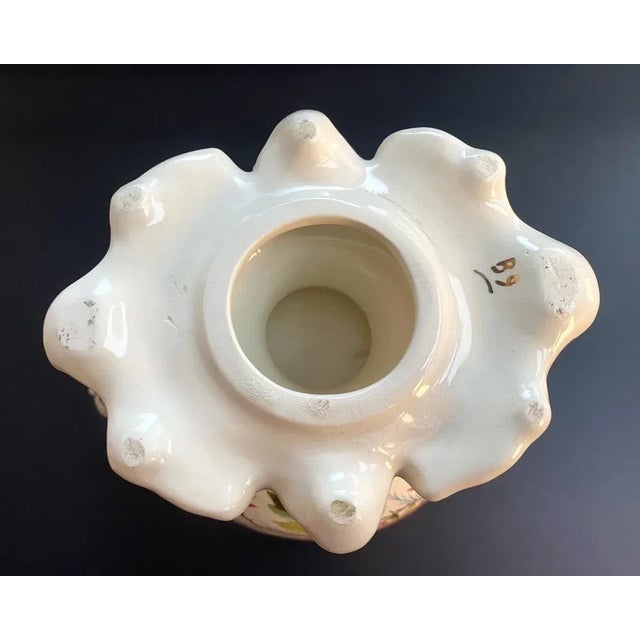Vintage French Ceramic Planter, 1950 For Sale - Image 9 of 10