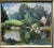 Karl Banďouch, Kassel – Wilhelmshöhe, Hercules Temple with Swans, 1929, Oil Painting on Canvas, Framed For Sale - Image 12 of 13