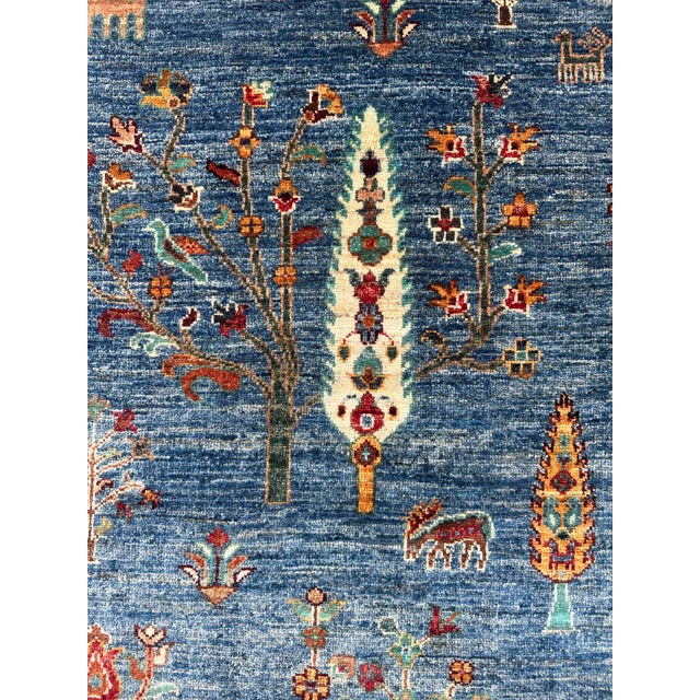 Vintage Persian Gabbeh Wool Tree of Life Rug – 154x209 Cm For Sale - Image 6 of 18