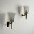 Metal Large Murano Sconces attributed to Archimede for Seguso Vetri D Arte, 1940s, Set of 2 For Sale - Image 7 of 18