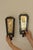 Metal Mid-Century Modern Swedish Brass and Wrought Iron Sconces with Bird Motifs, Set of 2 For Sale - Image 7 of 14