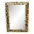 Late 20th Century Decorative Arts Inc. Faux Tortoise Shell Painted Brown & Gold Modern Wall Mirror For Sale