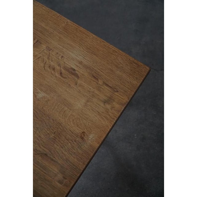 Mid-Century Modern Danish Freestanding Desk in Oak from Henning Kjærnulf, 1950s For Sale - Image 9 of 16