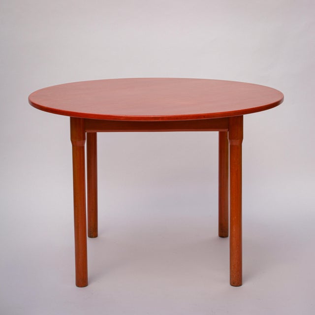 Red Carimate Dining Table by Vico Magistretti for Cassina, 1960s, in Good conditions. Designed 1960 to 1969 This piece has...
