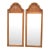 Henredon Style Mid-Century Hollywood Regency Carved Fruitwood Tall Wall Mirrors, Pair For Sale