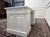 Wood English White Chesterfield Desk For Sale - Image 7 of 18
