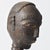 Wood Early 20th Century Baule Wood Bearded Female Figurine On Base Côte d'Ivoire For Sale - Image 7 of 8